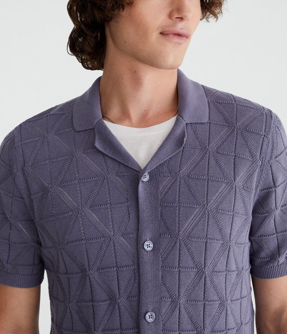 Aéropostale Geometric Sweater Shirt Autumn Blue