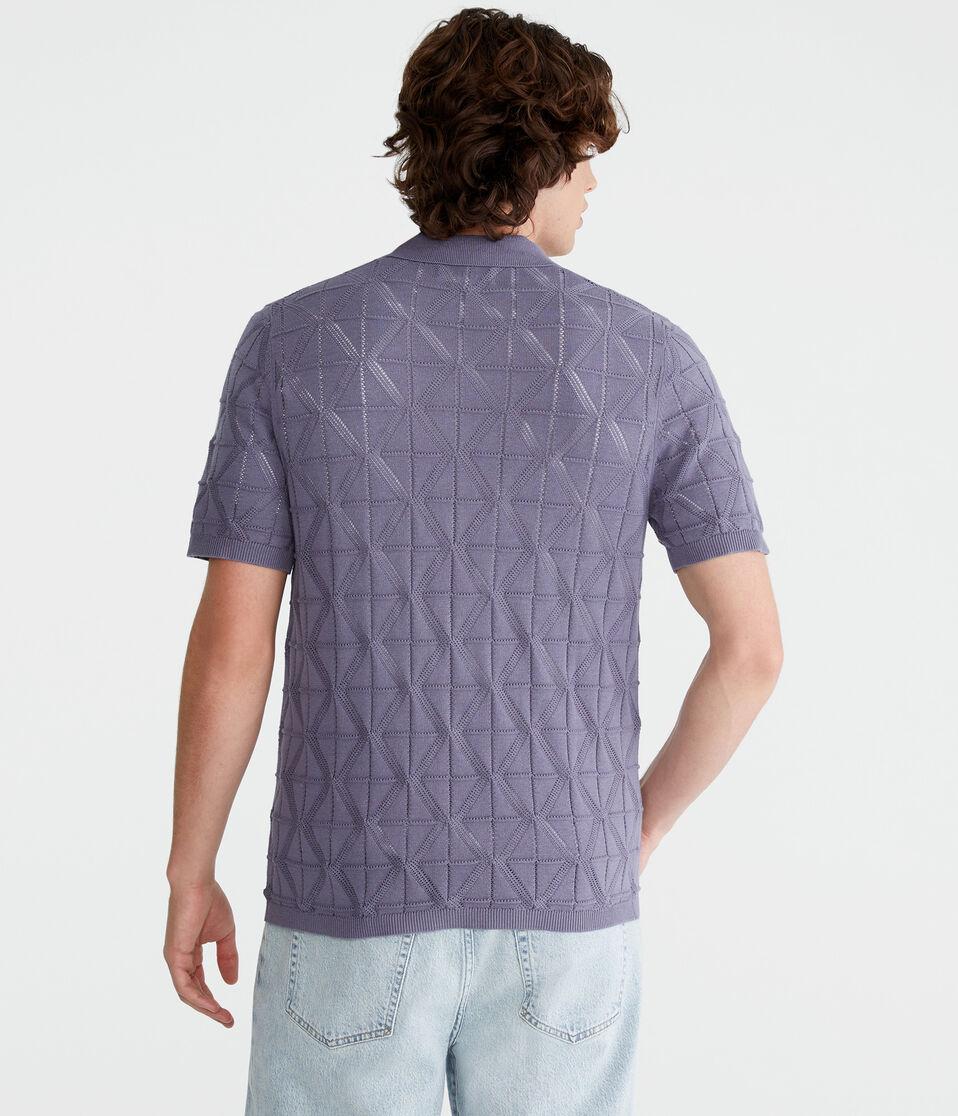 Aéropostale Geometric Sweater Shirt Autumn Blue