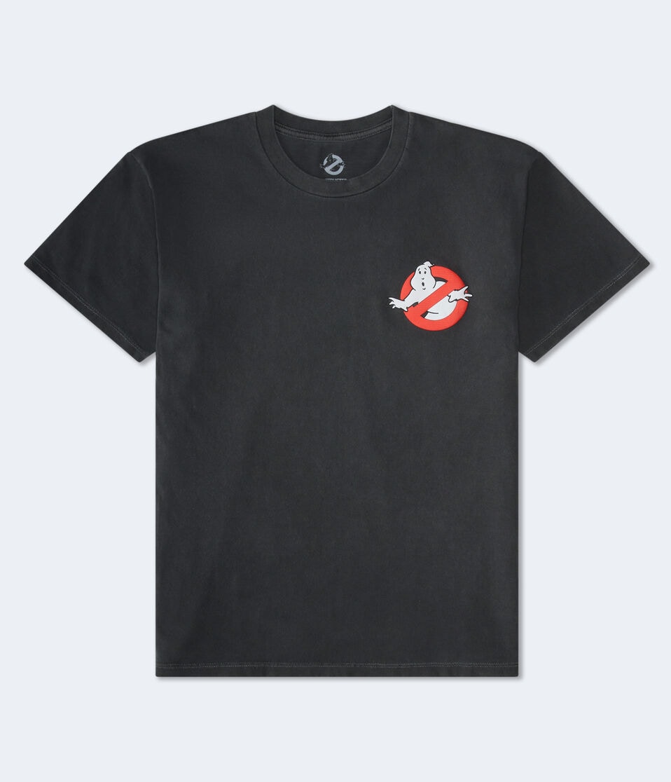 Aéropostale Ghostbusters Relaxed Graphic Tee Black