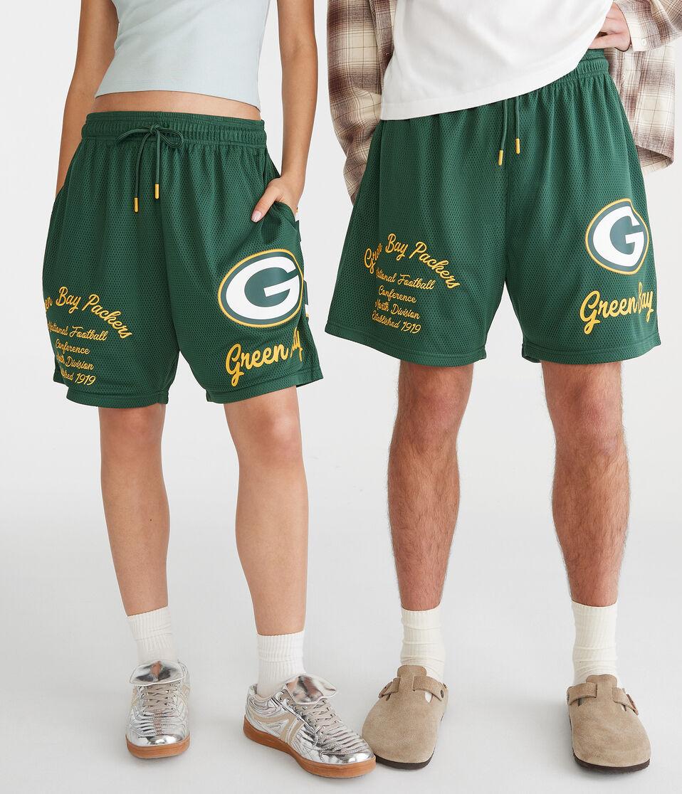 aéropostale Green Bay Packers Mesh Shorts 6" green