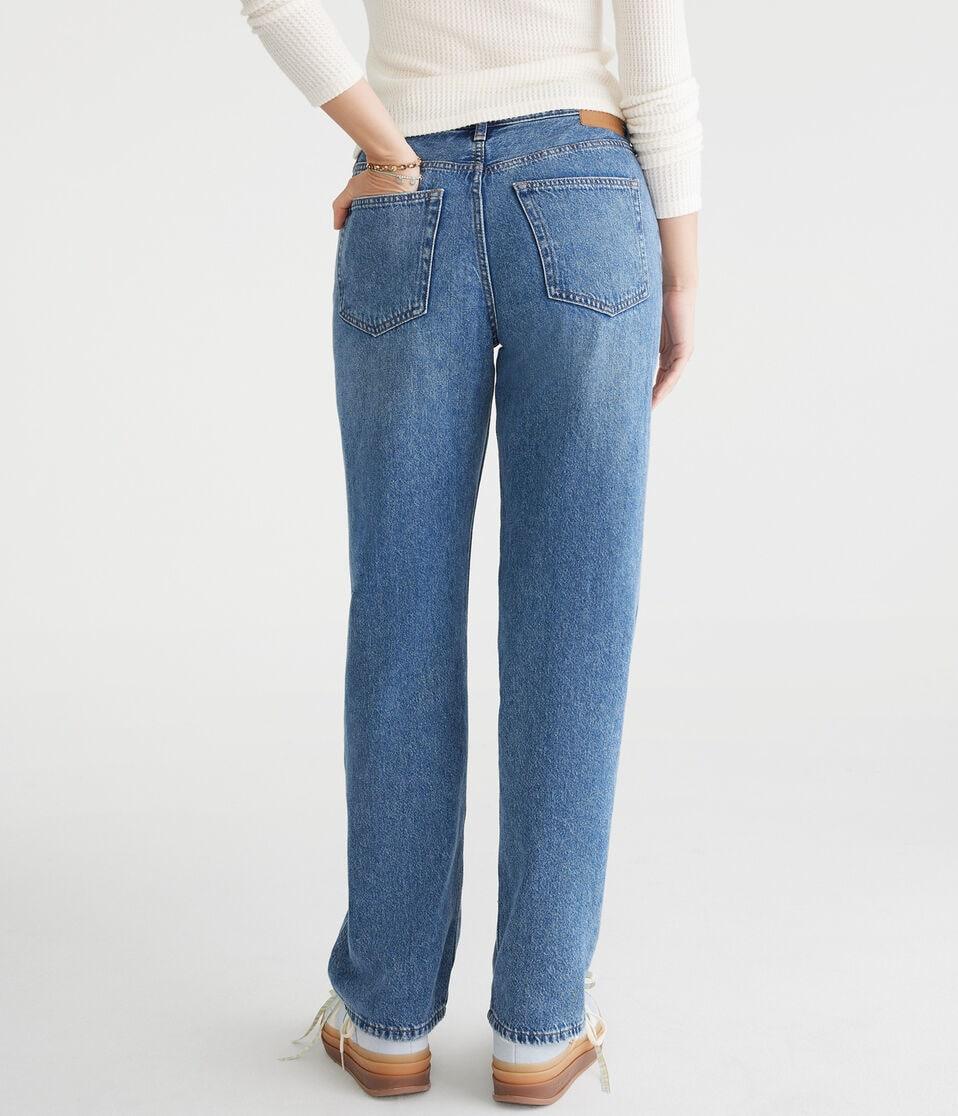 Aéropostale High-Rise Baggy Jean Dark Wash