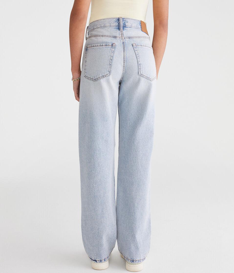 Aéropostale High-Rise Baggy Jean Light Wash