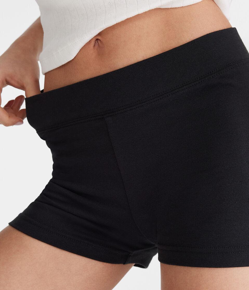 Aéropostale High-Rise Booty Shorts Black Fox