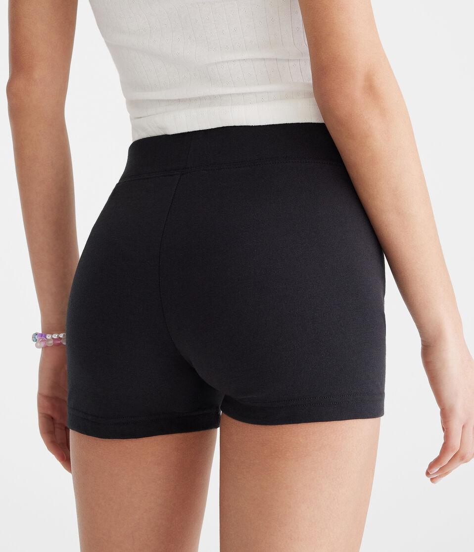 Aéropostale High-Rise Booty Shorts Black Fox