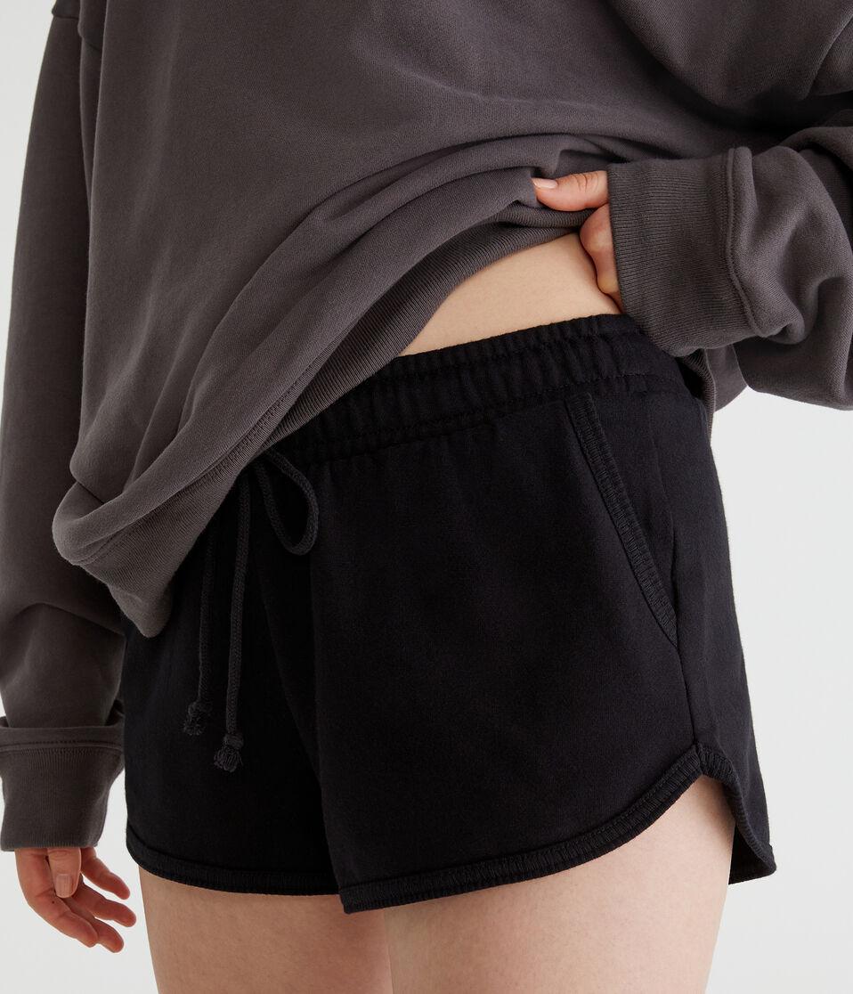 Aéropostale High-Rise Dolphin Shorts Black Fox