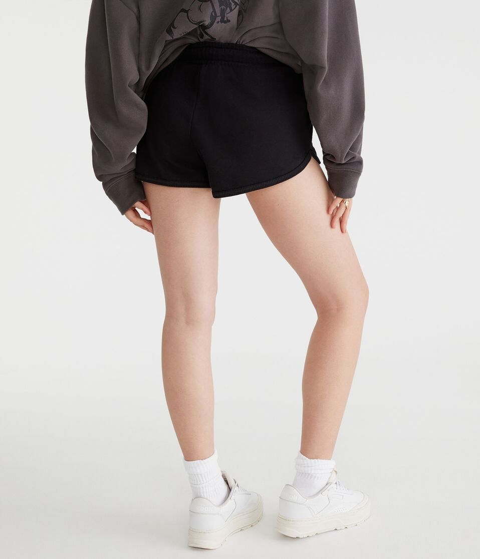 Aéropostale High-Rise Dolphin Shorts Black Fox
