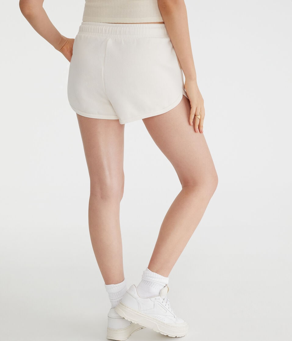 Aéropostale High-Rise Dolphin Shorts Gardenia