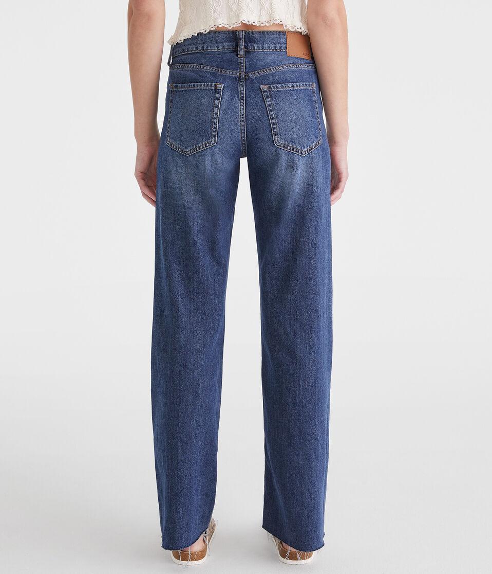 Aéropostale High-Rise Wide Leg Jean Dark Wash