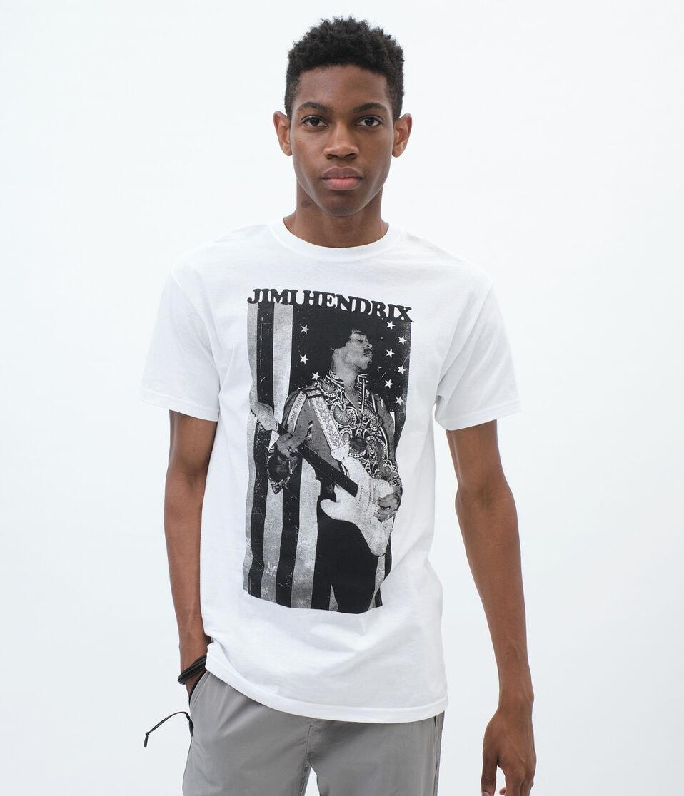 aéropostale Jimi Hendrix Flag Graphic Tee bleach