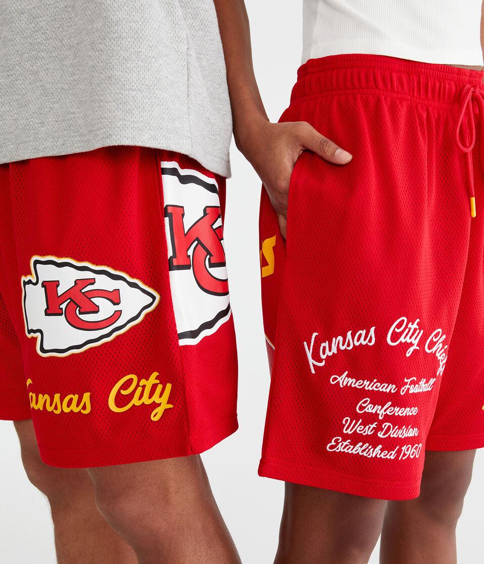 Aéropostale Kansas City Chiefs Mesh Shorts 6" Red