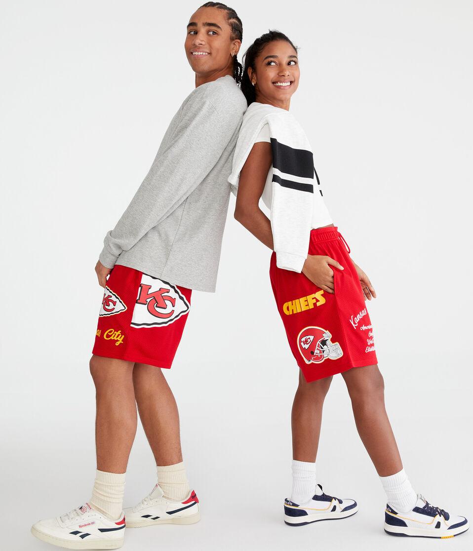 Aéropostale Kansas City Chiefs Mesh Shorts 6" Red
