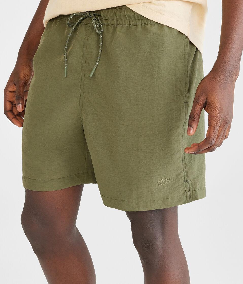 Aéropostale Kickback Jogger Shorts 6.5" Eucalyptus