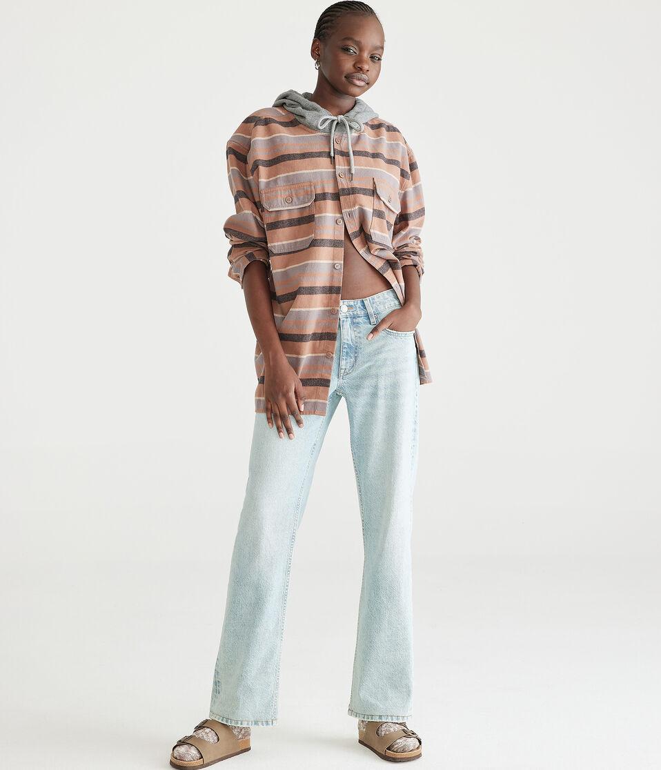 Aéropostale KND Low-Rise Baggy Jean Light Wash