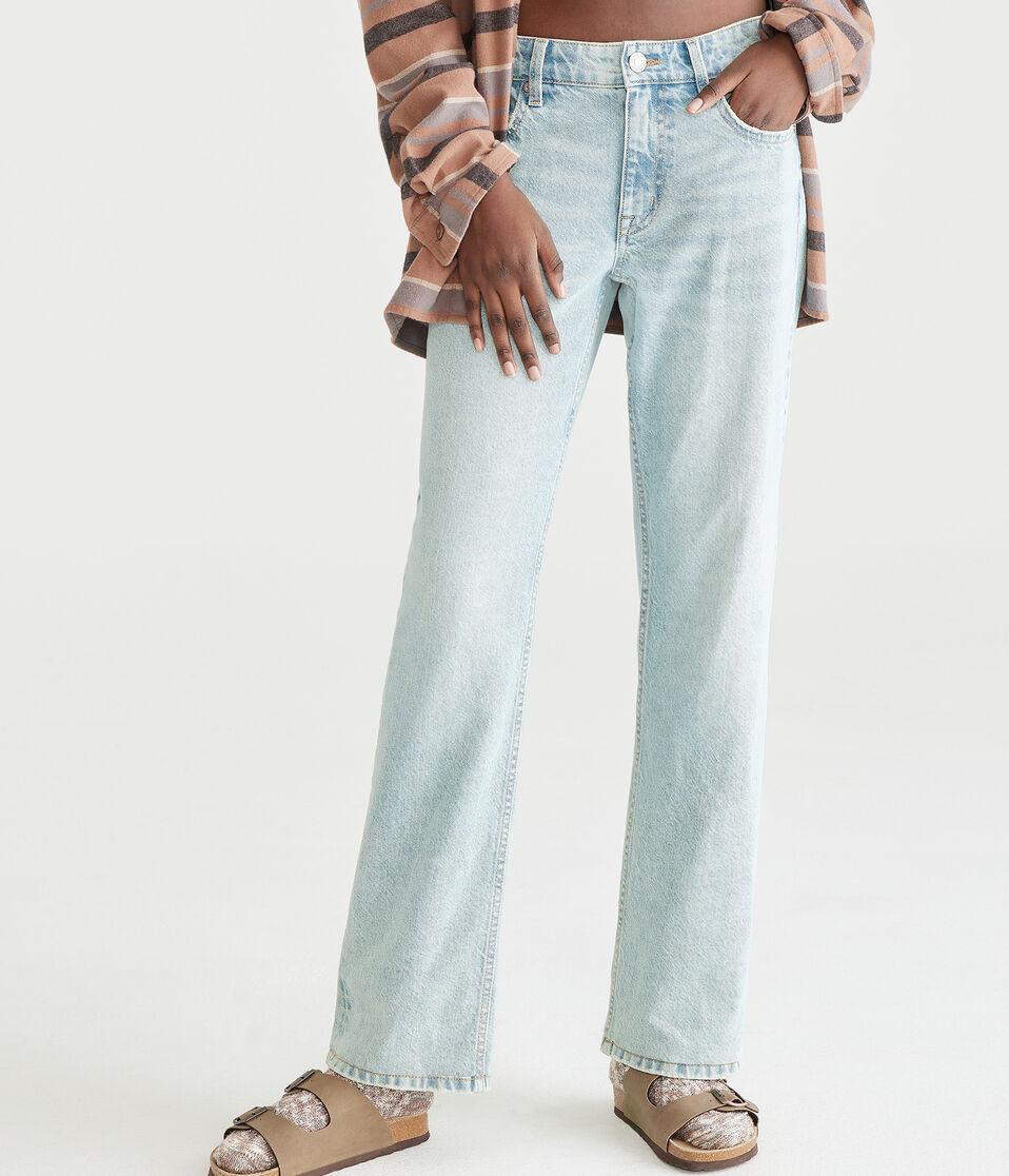 aéropostale KND Low-Rise Baggy Jean light wash