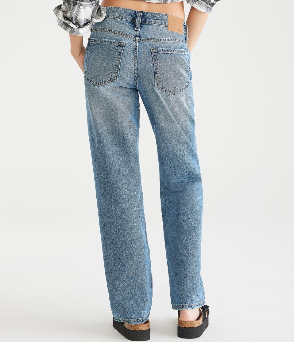 Aéropostale KND Low-Rise Baggy Jean Medium Wash