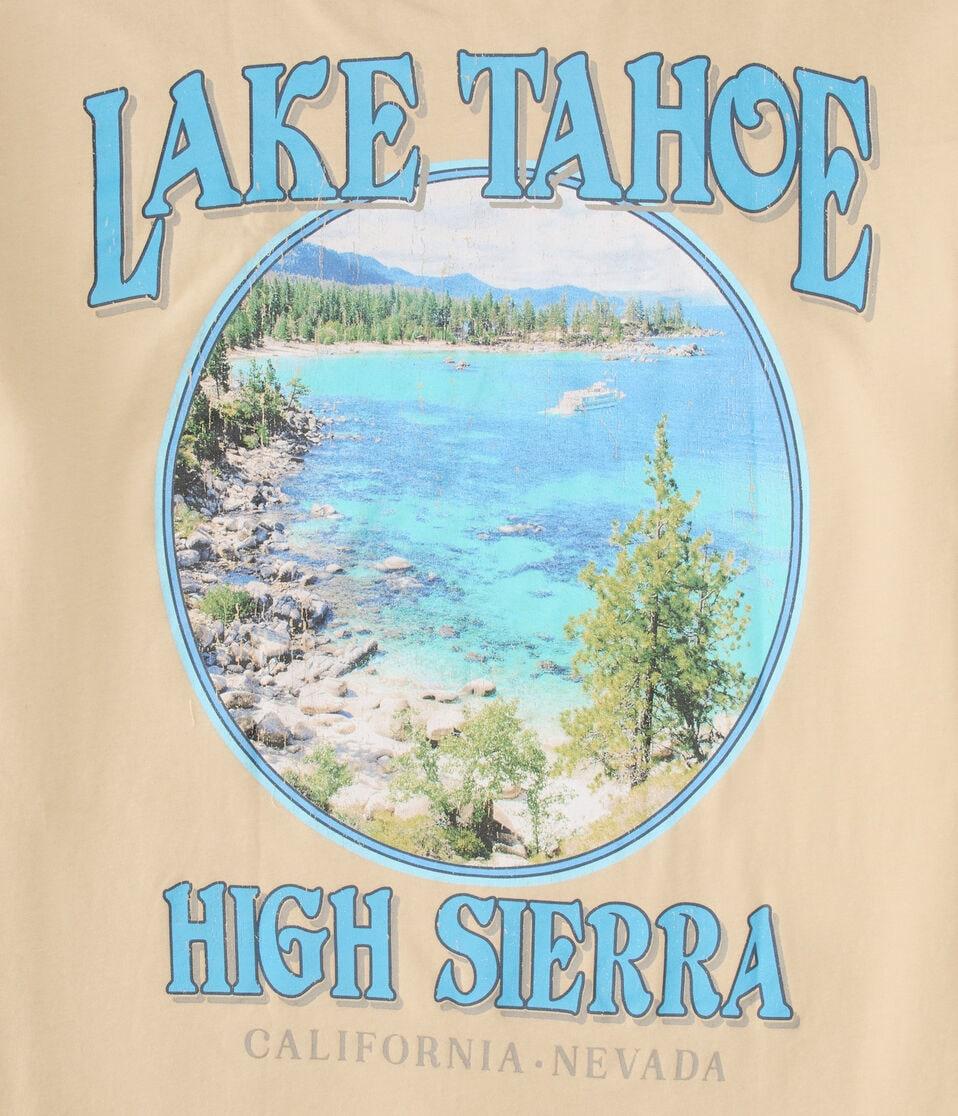 Aéropostale Lake Tahoe Graphic Tee Tan