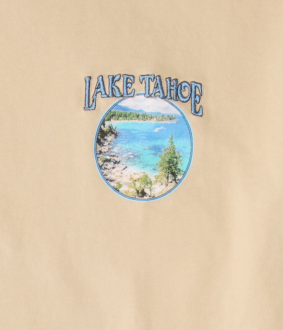 Aéropostale Lake Tahoe Graphic Tee Tan