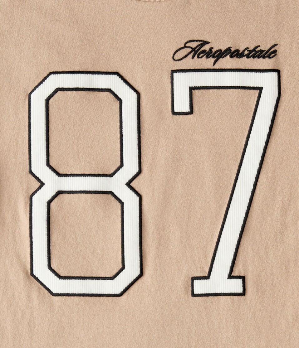 Aéropostale Aeropostale Large 87 Appliqué Graphic Tee Duster