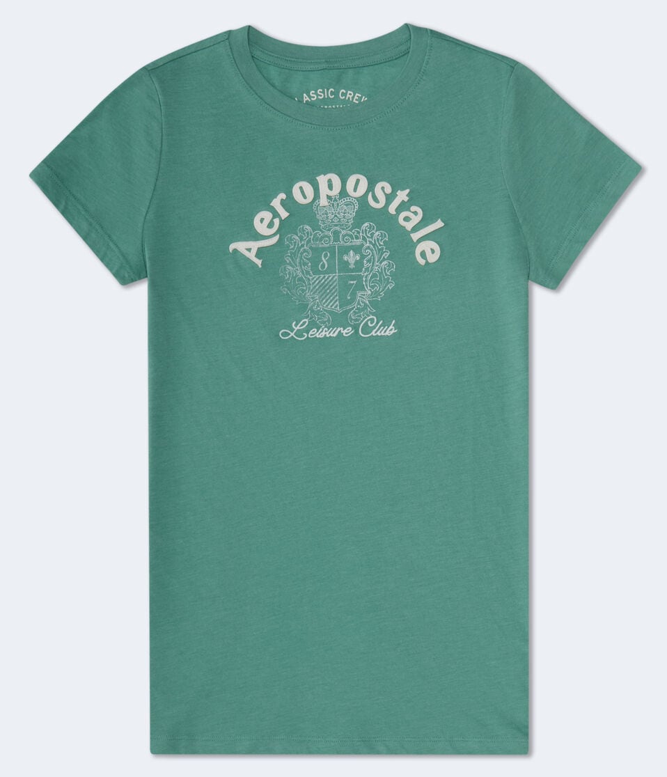 aéropostale Aeropostale Leisure Club Appliqué Graphic Tee lush green