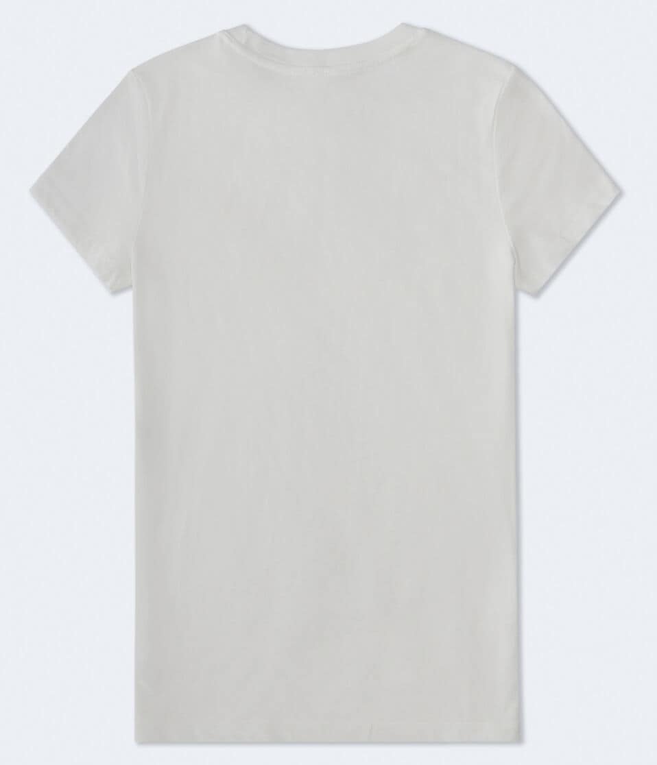 Aéropostale Aeropostale Leopard Star Graphic Tee Cream