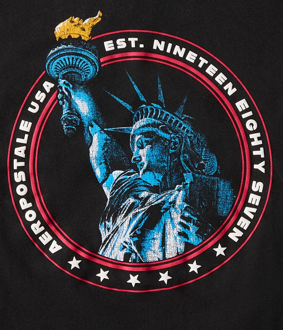 Aéropostale Aeropostale Liberty Circle Graphic Tee Black Fox