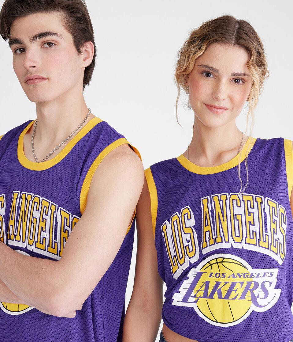 Aéropostale Los Angeles Lakers Mesh Tank Purple