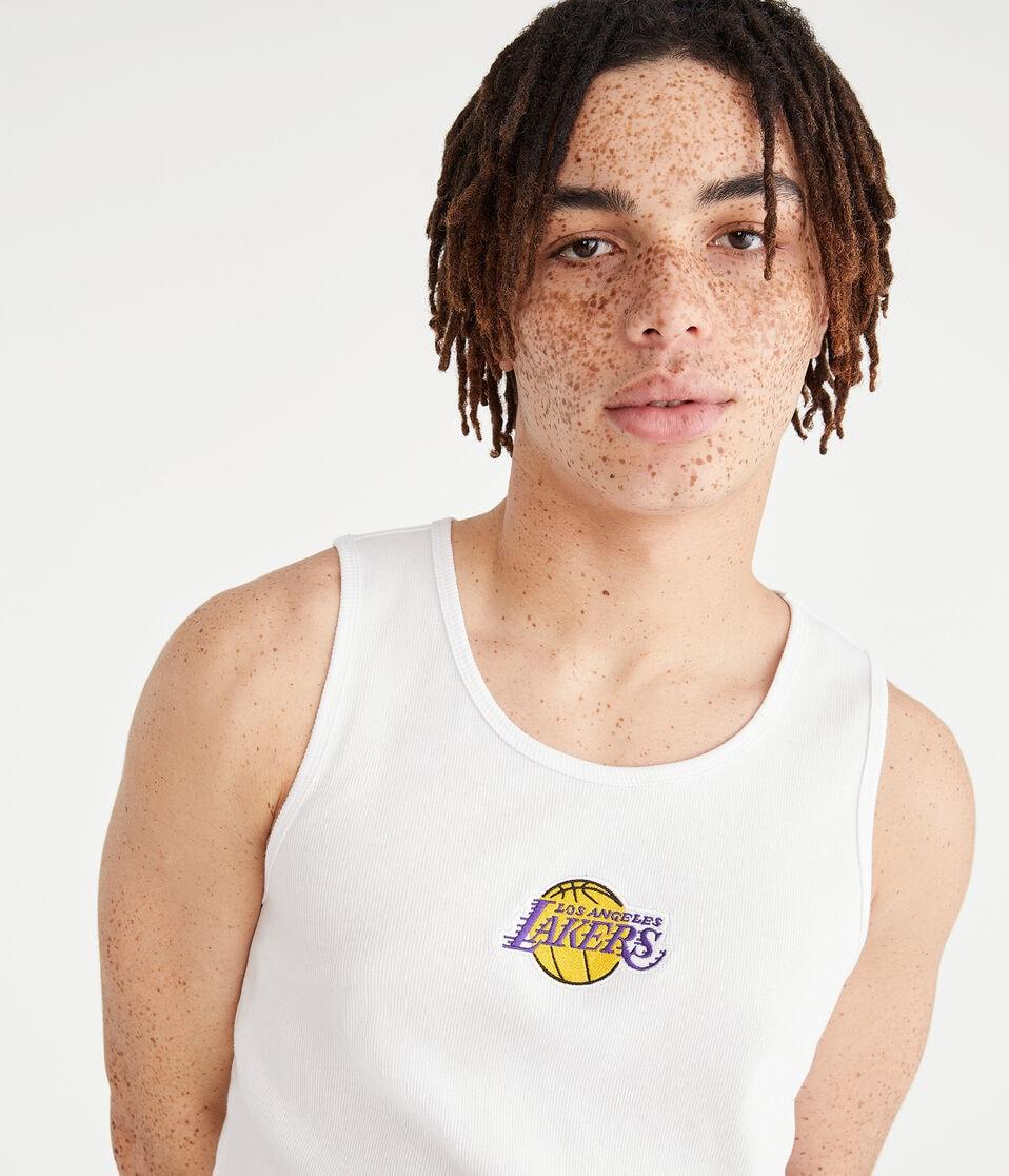Aéropostale Los Angeles Lakers Ribbed Tank White