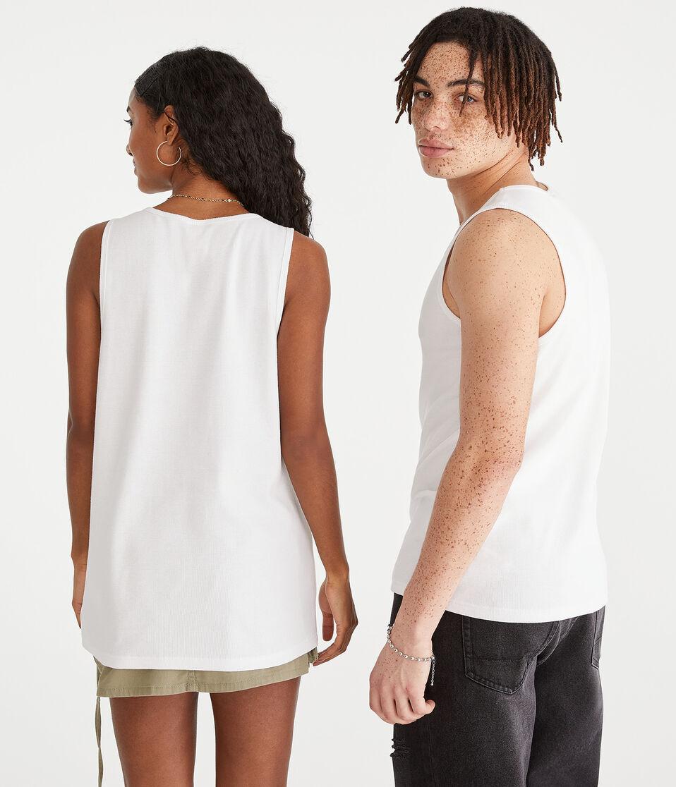 Aéropostale Los Angeles Lakers Ribbed Tank White