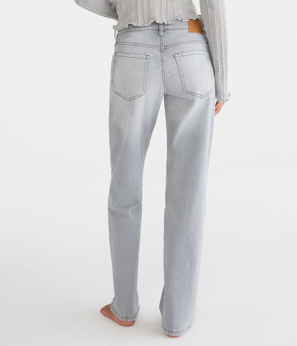 Aéropostale Low-Rise Baggy Jean Grey Wash