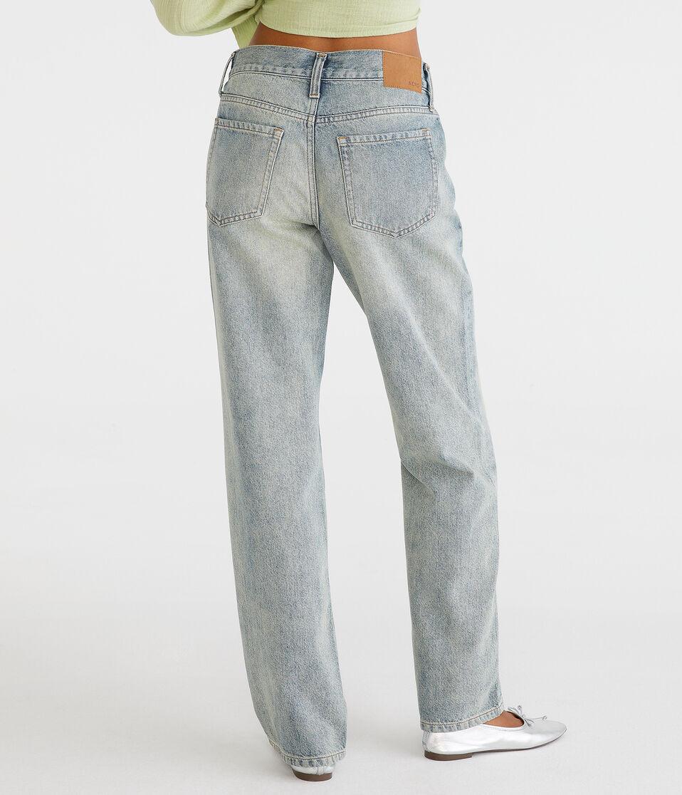 Aéropostale Low-Rise Baggy Jean Medium Wash