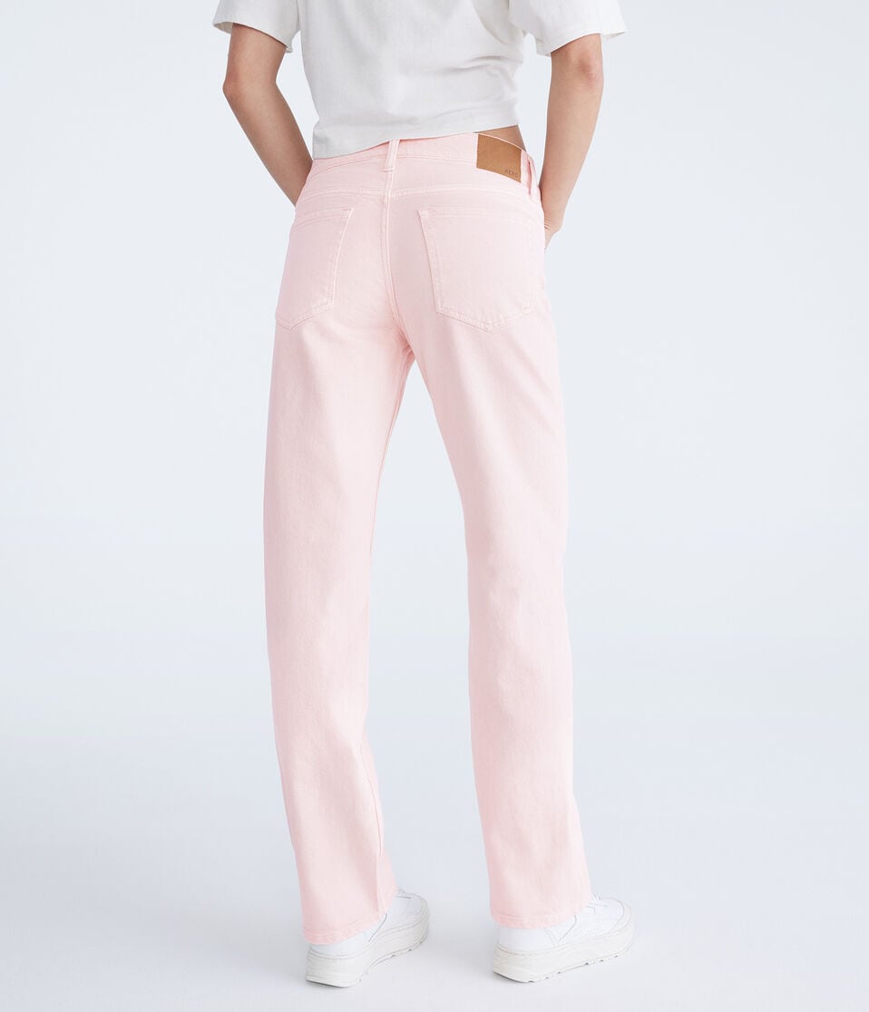 Aéropostale Low-Rise Baggy Jean Pink