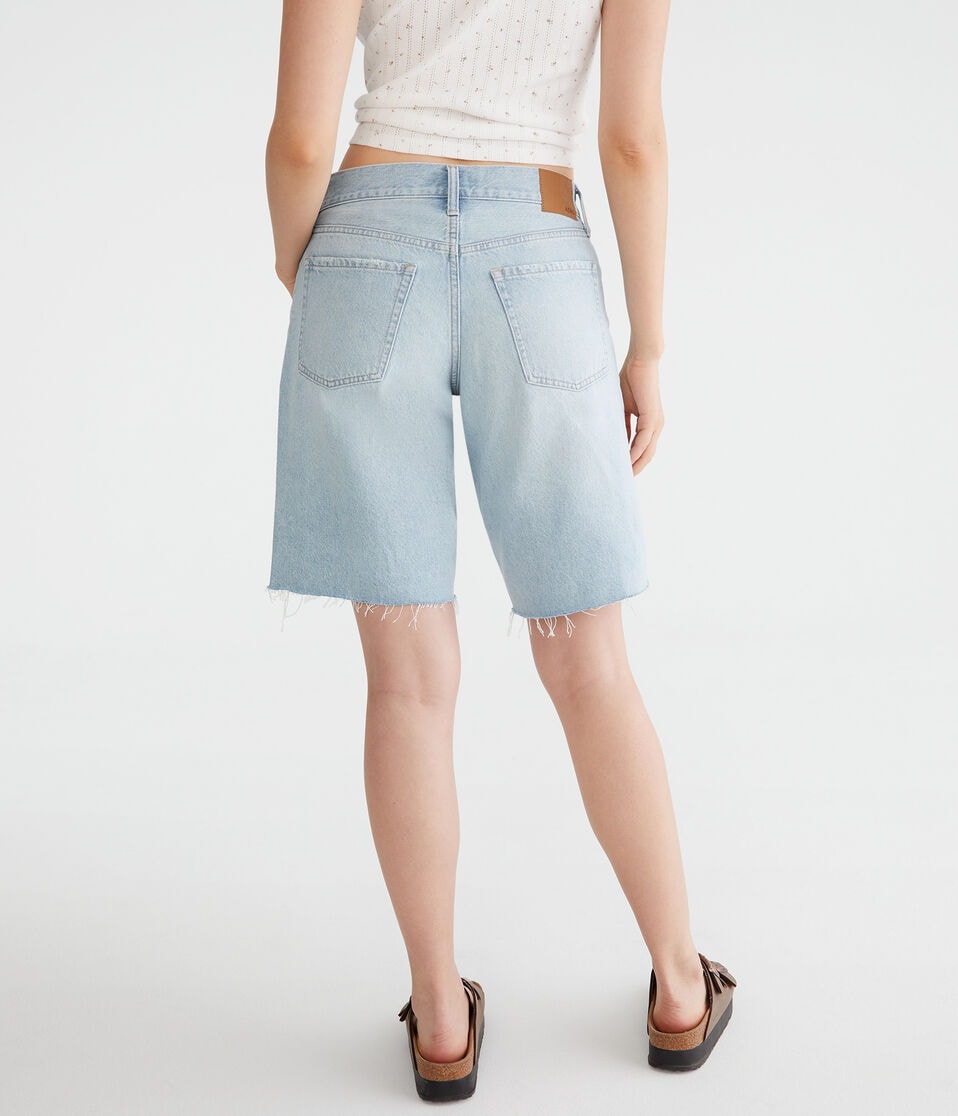Aéropostale Low-Rise Bermuda Short Light Wash