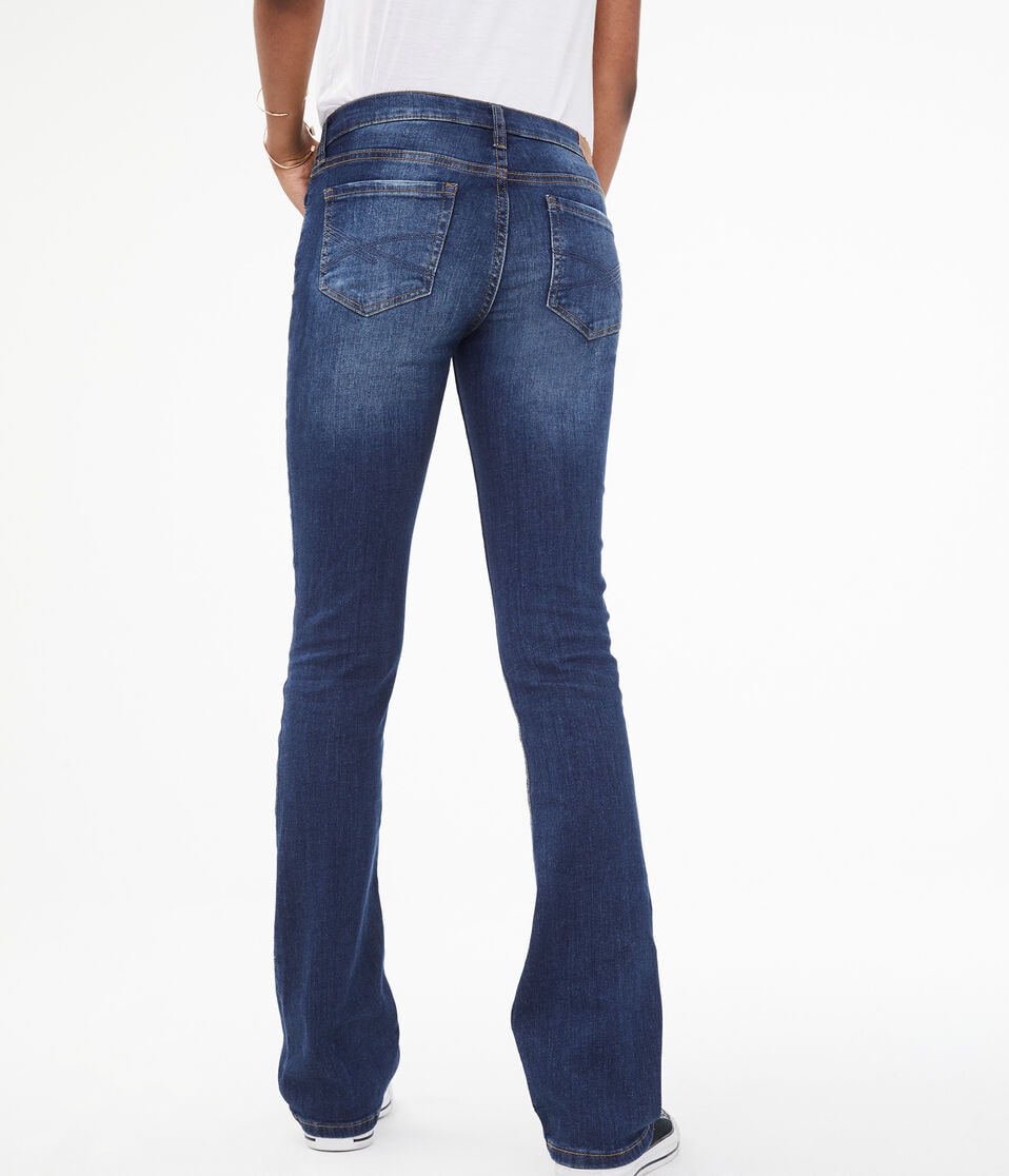 Aéropostale Low-Rise Bootcut Jean Medium Wash