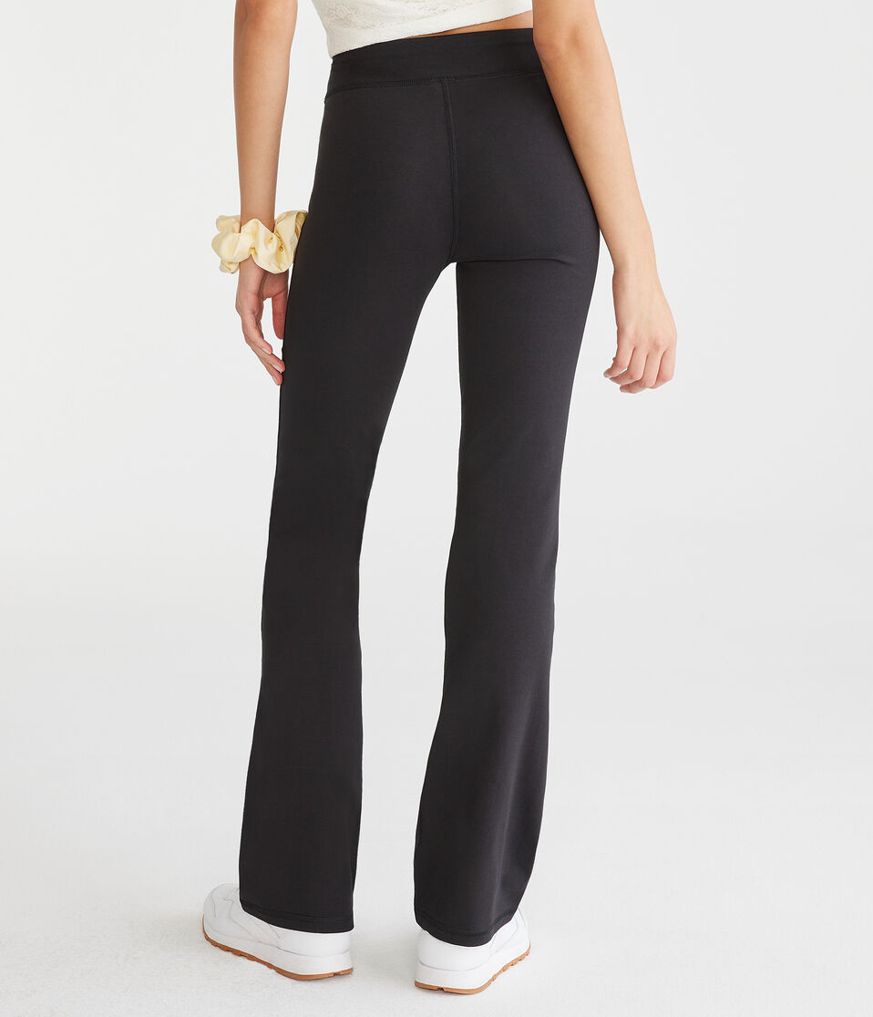 Aéropostale Low-Rise Bootcut Leggings Black Fox