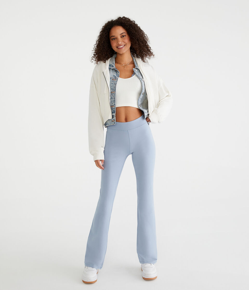Aéropostale Low-Rise Bootcut Leggings Royal Blue