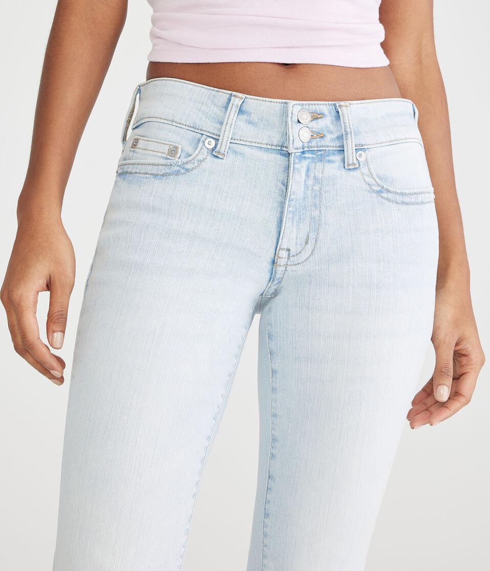 Aéropostale Low-Rise Flare Jean Light Wash