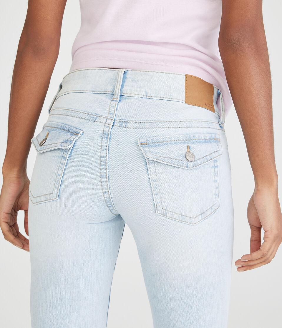 Aéropostale Low-Rise Flare Jean Light Wash