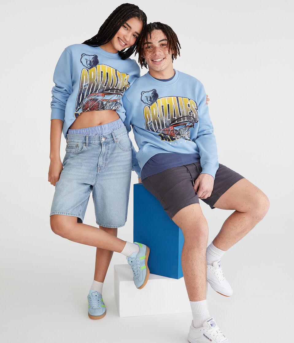 Aéropostale Memphis Grizzlies Crew Sweatshirt Blue