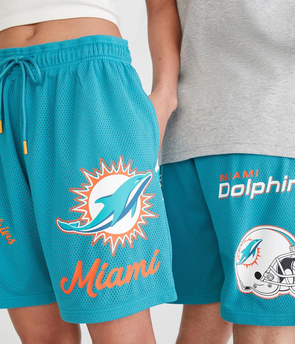 Aéropostale Miami Dolphins Mesh Shorts 6" Teal