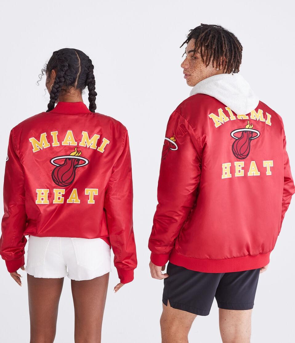 aéropostale Miami Heat Bomber Jacket red