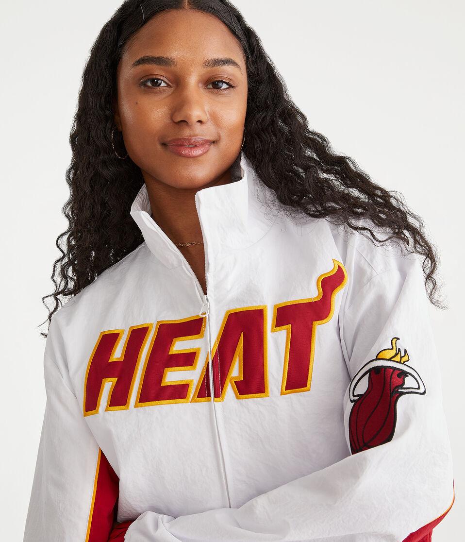 Aéropostale Miami Heat Full-Zip Track Jacket White