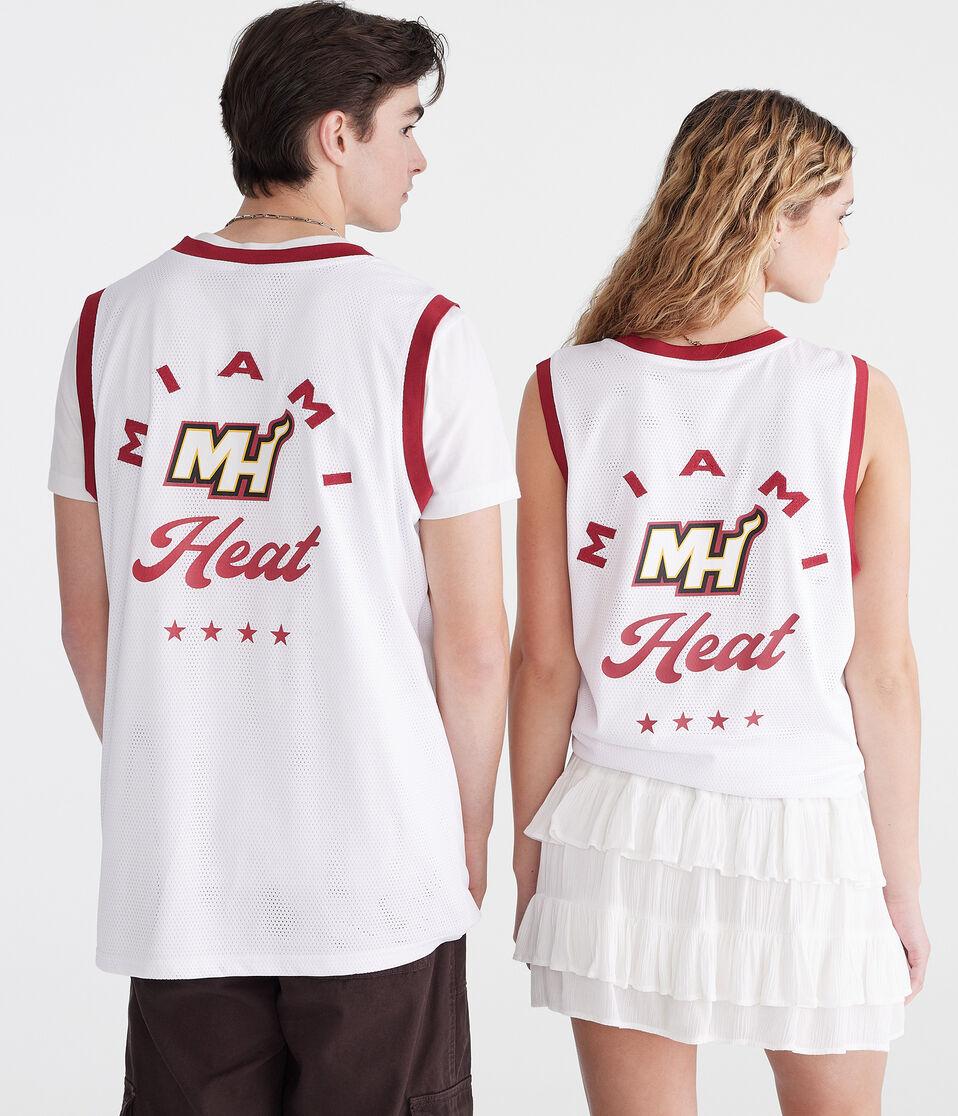 Aéropostale Miami Heat Mesh Tank White