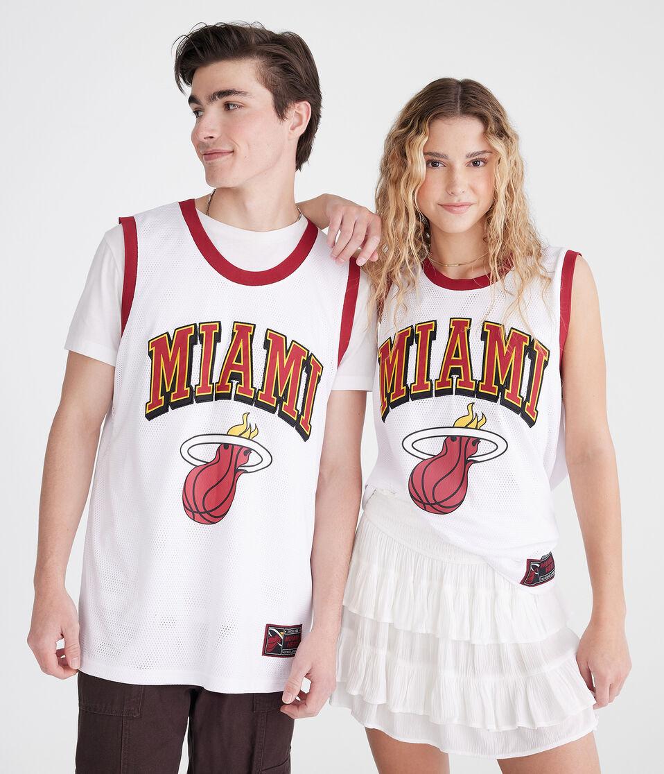 aéropostale Miami Heat Mesh Tank white