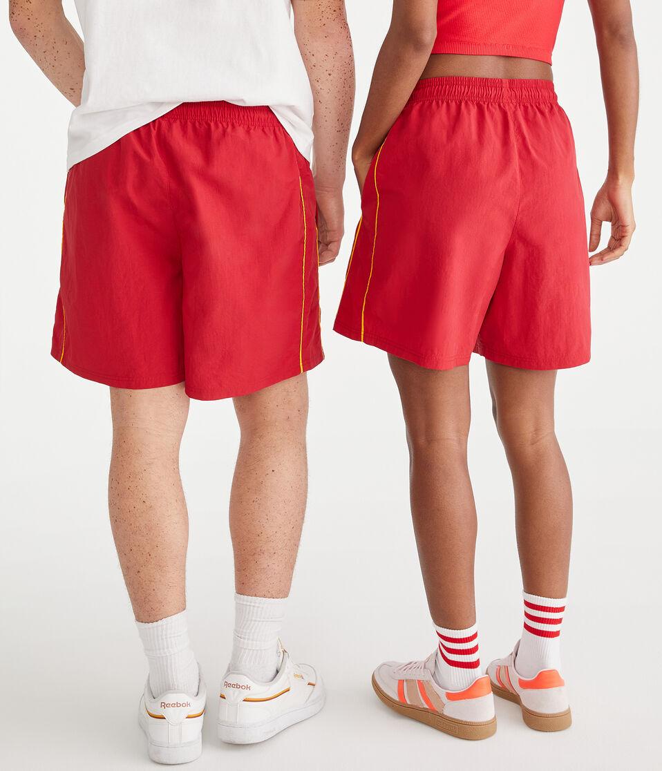 Aéropostale Miami Heat Nylon Shorts 6.5" Red