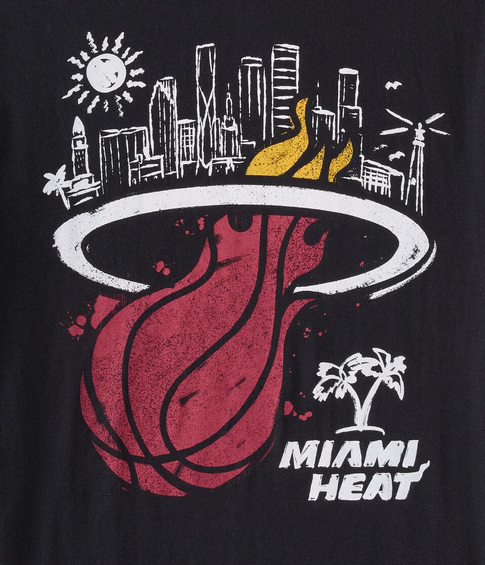 Aéropostale Miami Heat Relaxed Graphic Tee Black