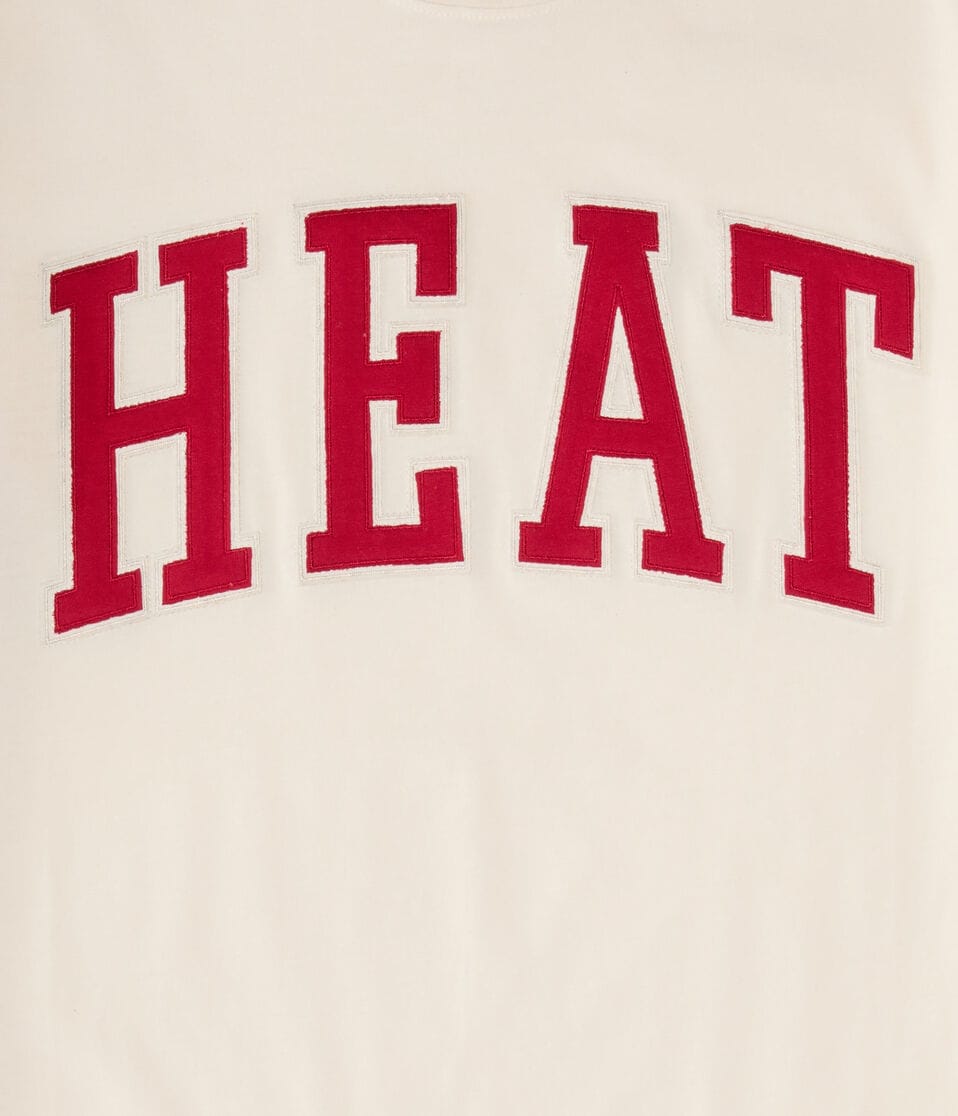 Aéropostale Miami Heat Relaxed Graphic Tee Nude