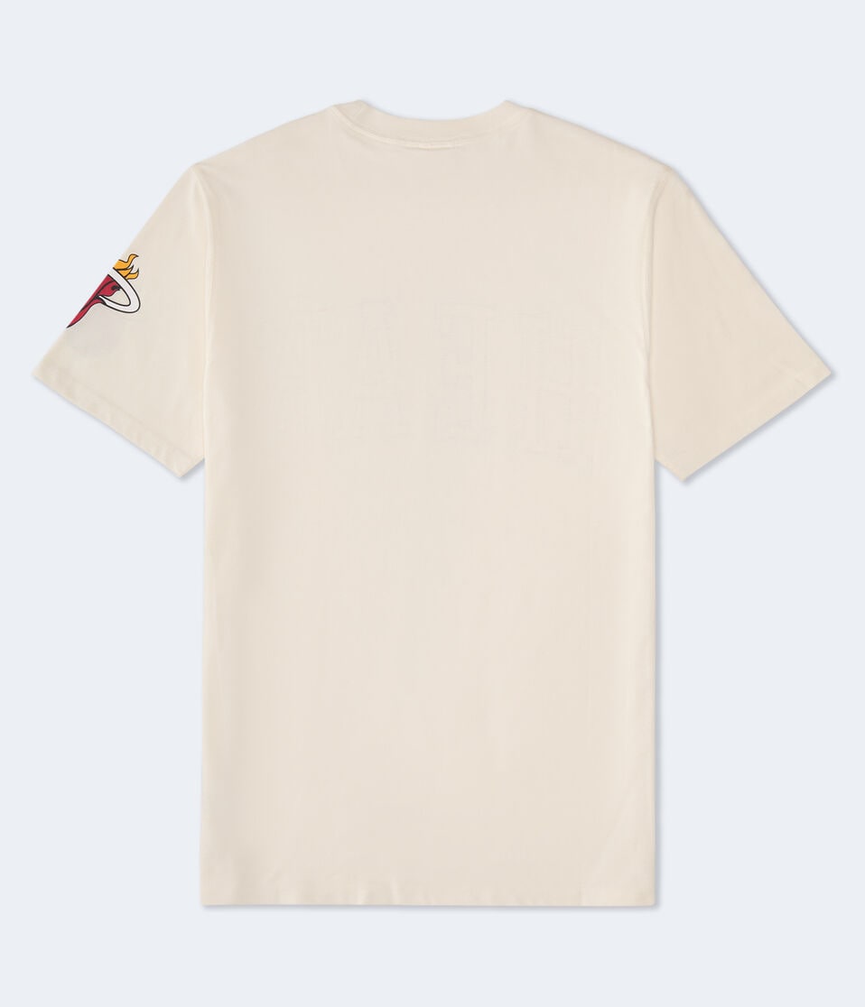Aéropostale Miami Heat Relaxed Graphic Tee Nude