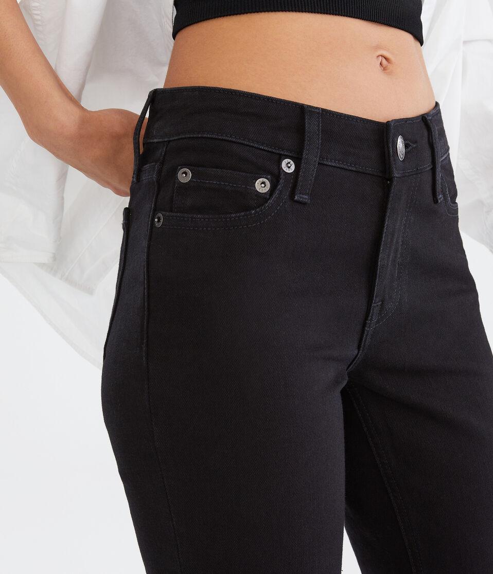 Aéropostale Mid-Rise Bootcut Jean Black