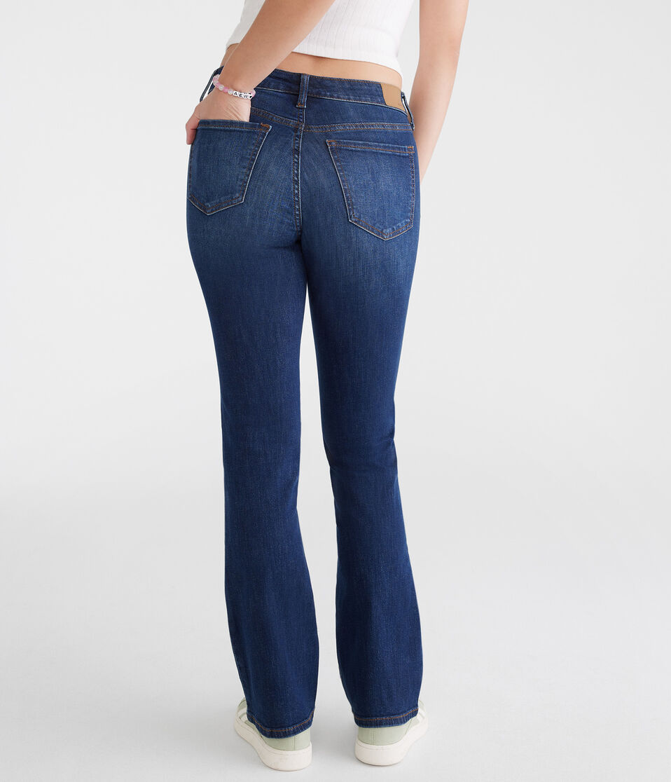 Aéropostale Mid-Rise Bootcut Jean Dark Wash