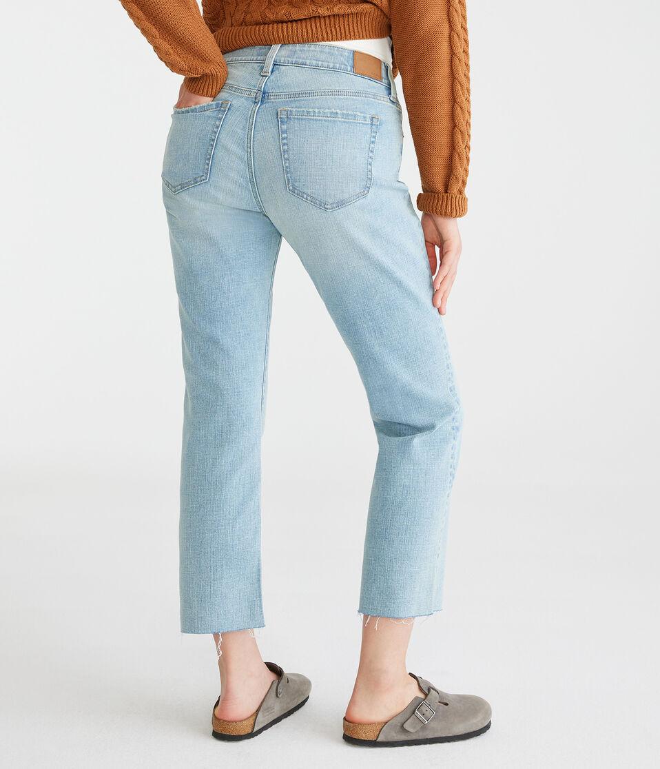 Aéropostale Mid-Rise Kick Flare Jean Light Wash